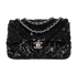 Sequin Chevron Mini Flap, front view
